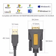 Ugreen Adapter Cable Usb To Rs232 Com Series Pda 9 Db9 Pin- 20222