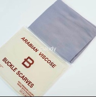 Hijab / Kerudung / Jilbab Pashmina Arabian Viscose Premium Bamboo Buckle Scarves Free Pouch Azara Wa