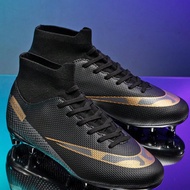 Giày bóng đá nam trong nhà, thoải mái, chống trượt, thoáng khí, giày tập luyện chuyên nghiệp cổ cao