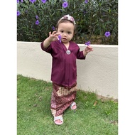 Baju raya baby girl baju raya budak perempuan baju newborn baju kebaya baby budak kuning lilac navy 