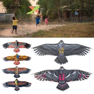 GAOXI75BK Eagle Kite, 30 Meter Kite Line Gift Bird Kites,  Multi Style 1.1m Flat Flying Toys Childre