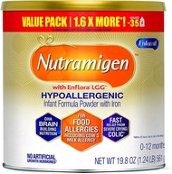 Enfamil Nutramigen Hypoallergenic Colic Baby Formula Lactose Free Milk Powder, 19.8 Ounce - Omega 3