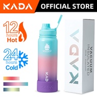KADA Tumbler Hot and Cold with Sraw 27OZ with Free Boot Watter Bottle for Kids Students Stainless St