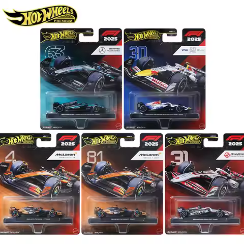 Hot Wheels F1 HRV11-J Formula 1 Racing Set,VISA Red Bull 30# Mclaren 4/81# Mercedes-AMG 63# Haas 31#