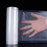Original 1 Roll Cutable Black Food Vacuum Roll Bag Household Food Saver Packaging Bags Heat Seal Vac