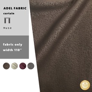 ADEL MUSE Kain Langsir Blackout Bidang 110” Potong Meter Embossed Curtain Fabric (Langsir Corak Abstract)