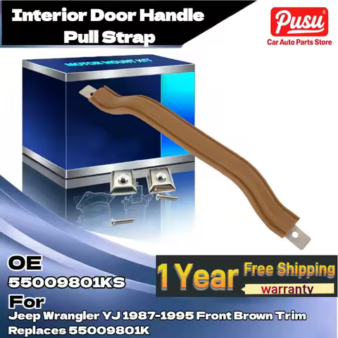Interior Door Handle Pull Strap for Jeep CJ5 CJ7 CJ8 Wrangler YJ 55009801KS