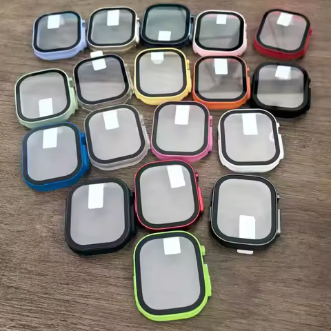 For Apple Watch Ultra 3 49mm 2026 PC Bumper+Screen Protector Tempered Glass+Cover for apple watch Ca
