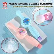 【SG】✨Magic Smoke Bubble Machine Automatic Bubble Maker Bubble Blower Kids Toy, Parent-child interact
