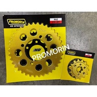 PROMORIN RXZ Y125 Y125Z LC135 4S 5S LC SPROCKET HD 415 GOLD 415HD HEAVY DUTY SPROCKET (1 PIECE)