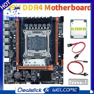 X99H Desktop Motherboard+E5 2630 V3 CPU B85 LGA2011-3 4X DDR4 REG ECC RAM Slots M.2 PCIE SATA3.0 X99
