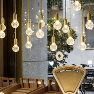 LED 02 - USED HCH Modern Pendant Light Glass Bulb Casing Nordic Hanging Light / Lampu Gantung Ceilin