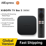 FVBGNHBVCS In stock Global Version Xiaomi Mi TV Box S 2nd Gen 4K Ultra HD BT5.2 2GB 8GB Google TV Google Assistant Smart TV Box