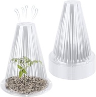 30 Pack Garden Cloches for Plants, Reusable Bell Plant Cover, Plant Covers Protectors from Animals S