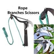 Telescopic High Branch Shears Tree Cutter Pruner Trimmer Gunting Saw Fruit Picking Garden Shears Saw