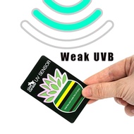 Reptile Accessories UVB UVC Light Lamp Bulb Test Card 10 Seconds Detection Of Crawler Pet UV Test Ca