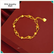 916 gold bracelet
bangles women for indian
rantai tangan emas korea cop 916
gelang tangan perempuan
Women's Bracelet - Original 916 Gold, Viral Affordable Fashion, Bangkok Style, Hypoallergenic