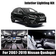 8pc x Error Free LED lamp For Nissan Qashqai J10 J11 Accessories (2007-2019) Interior Reading Map Tr
