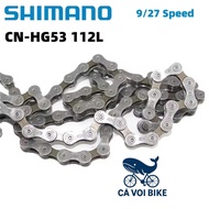 Genuine Shimano CN-HG53-9 9 chain, Shimano CN HG53 9 speed bicycle chain, Shimano 9-speed sports bik