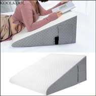 KOOK Comfortable Sleep Inclines Memory Foam Bed Wedge Pillow for Acid Refluxs Sleep Apnea and Orthop