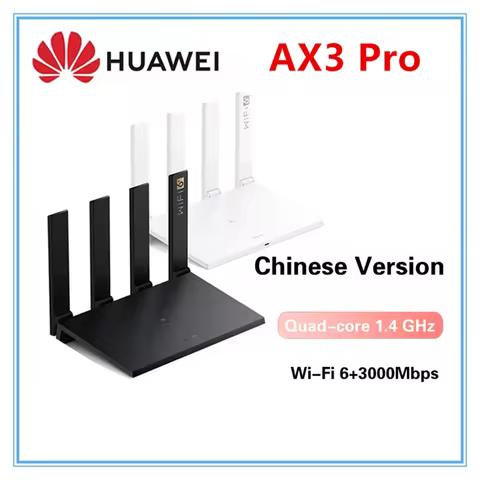 New Chinese Version Huawei WiFi Router AX3 Pro Dual-Core Amplifier Wireless Router 2.4&5G WiFi 6 + 3