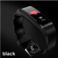 ▧∋ 115plus Sport Health Sleep Monitor Touch Screen Waterproof Women Smart Watch Digital Wrist