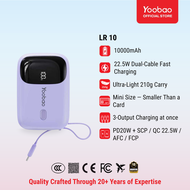 Yoobao 3C Certified Ultra-Mini With Cables Series Fast Charging PD20W/SCP 22.5W Power Bank 6024MNQ/L