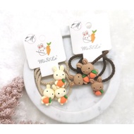 [Local seller] Rabbit Hair Tie a set of 3pcs