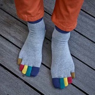 cotton Warm Soft Anime Cotton 5 Toes Socks Funky Socks Five fingers