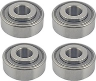4PCS Heavy Duty Front Wheel Bearings Replacement for John Deere AA21480 Fits ZTrak 657 661R 667 667A