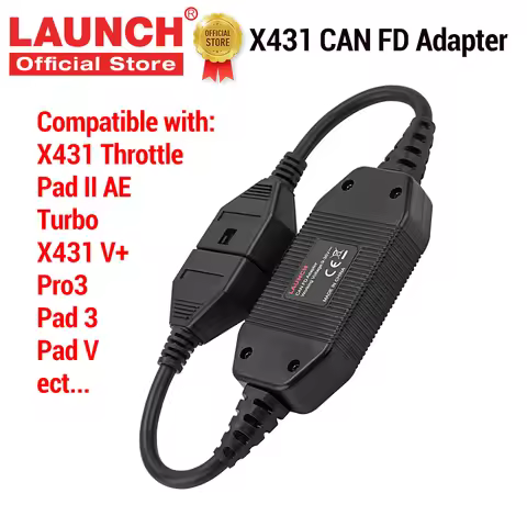 LAUNCH Official X431 CAN FD Adapter Code Reader CANFD Cable Car Diagnostic Scanner for X431 V/V+/ PA