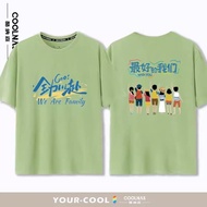 Season fashion Group logo Class Uniform cod Picture Loose Pattern Shirt Graduation Uniform Short-Sle