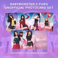 [SET] BABYMONSTER X PUBG Unofficial Photocard Set Ahyeon Ruka Asa Pharita Chiquita Rami Rora Baby Mo