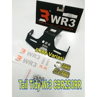 GILE license plate holder cbr 250rr cbr250rr tail tidy wr3 cbr250rr accessories