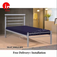 ELLE SINGLE BED FRAME (DELIVER WITHIN 3-5 WORKING DAYS) metal bed