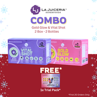 La Juiceria Superfoods Gold Glow & Vital Shot Wellness Combo