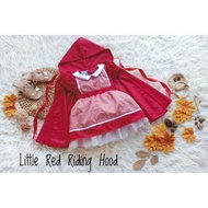 Little red riding hood costume,/ children's fairy tale costume, unique children's costume