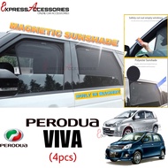 Perodua Viva Magnetic Sunshade Magnet Sun Shade Shield (4pcs)