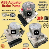Used ABS Brake Pump Module X2 XZ Y7 Fit For TOYOTA Alphard Vellfire ANH20 ANH20W ANH25 ANH25W