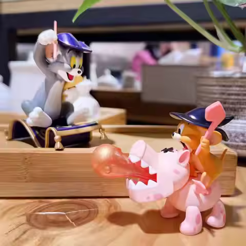 52TOYS Cat and Mouse Fantasy Magic Blind Box Tom and Jerry Trendy Play Accessories Handmade Gifts Or