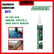 HARDEX AWING SILICON,CUTTER & ROOF BUTYL RUBBER / SILICON TAMPAL BUMBUNG ATAP RS 280-550G