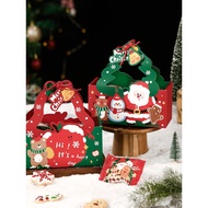 cookies packaging Christmas packaging box snowflake crisp nougat fruit cookies cookie bag portable b