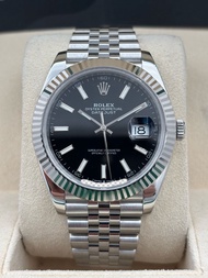 二手 USED  ROLEX 勞力士 DATEJUST 126334 黑色 2019年9月 珠帶 全套 FULL SET AD單
