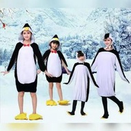 大人/兒童 企鵝造型服裝 企鵝睡衣 企鵝連身睡衣 萬聖節聖誕節派對角色扮演遊戲服裝服飾 企鵝卡通動物連身睡衣 企鵝裝