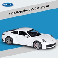 Porsche 911 Carrera 4S Simulation Alloy Car Model 1:24