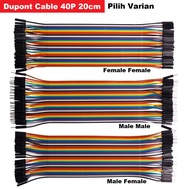 Kabel Jumper 20 cm Male to Male | Male to Female | Female to Female 10 pcs &amp; 40 pcs