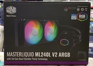 [ 黑歐米 ] 酷碼 MASTERLIQUID ML240L V2 ARGB [ AM4 /115X /1200適用 ]