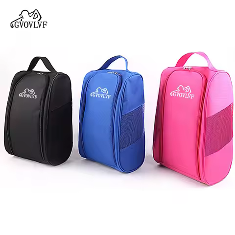 Outdoor Golf Shoes Bags Travel Shoes Bags Zippered Sport Shoes Bag, Accessory Travel bag for Socks, 