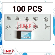 Kail pancing / cekruk / urek belut / kail pancing kecil / kail pancing ukuran 7 / kail bahan nikel