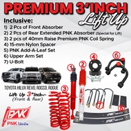 3 Inch Lift Up Combo Package 4x4 Toyota Hilux accessories Ford Ranger accessories Mitsubishi Triton 